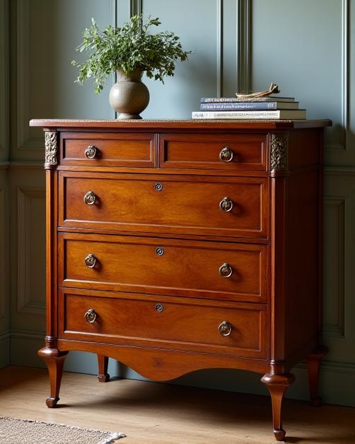 Restaurierte Biedermeier-Kommode